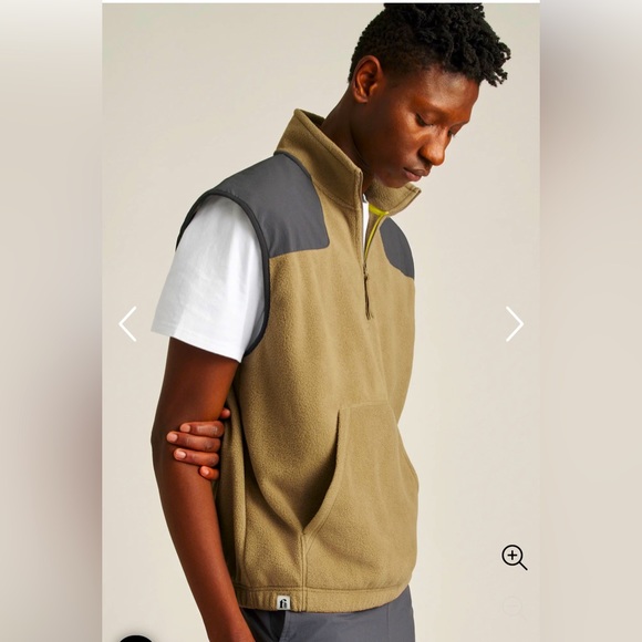 Fielder Bonobos Relaxed fit Vest with front pocket and zipper - Picture 5 of 6